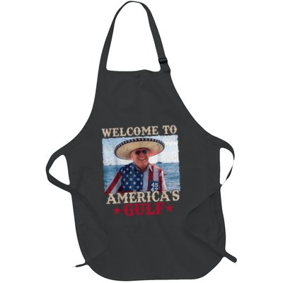 Welcome To AmericaS Gulf Trump Mexico America Trump 45 47 Apron