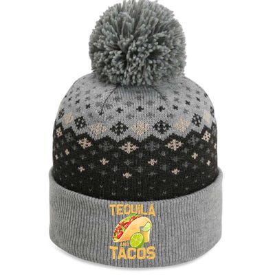 Womens Tacos And Tequila Funny Cinco De Mayo The Baniff Cuffed Pom Beanie