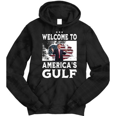 Welcome To Americas Gulf Donald Trump Tie Dye Hoodie