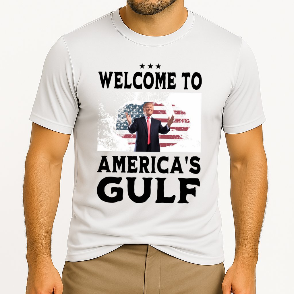 Welcome To Americas Gulf Donald Trump Cooling Performance Crew T-Shirt