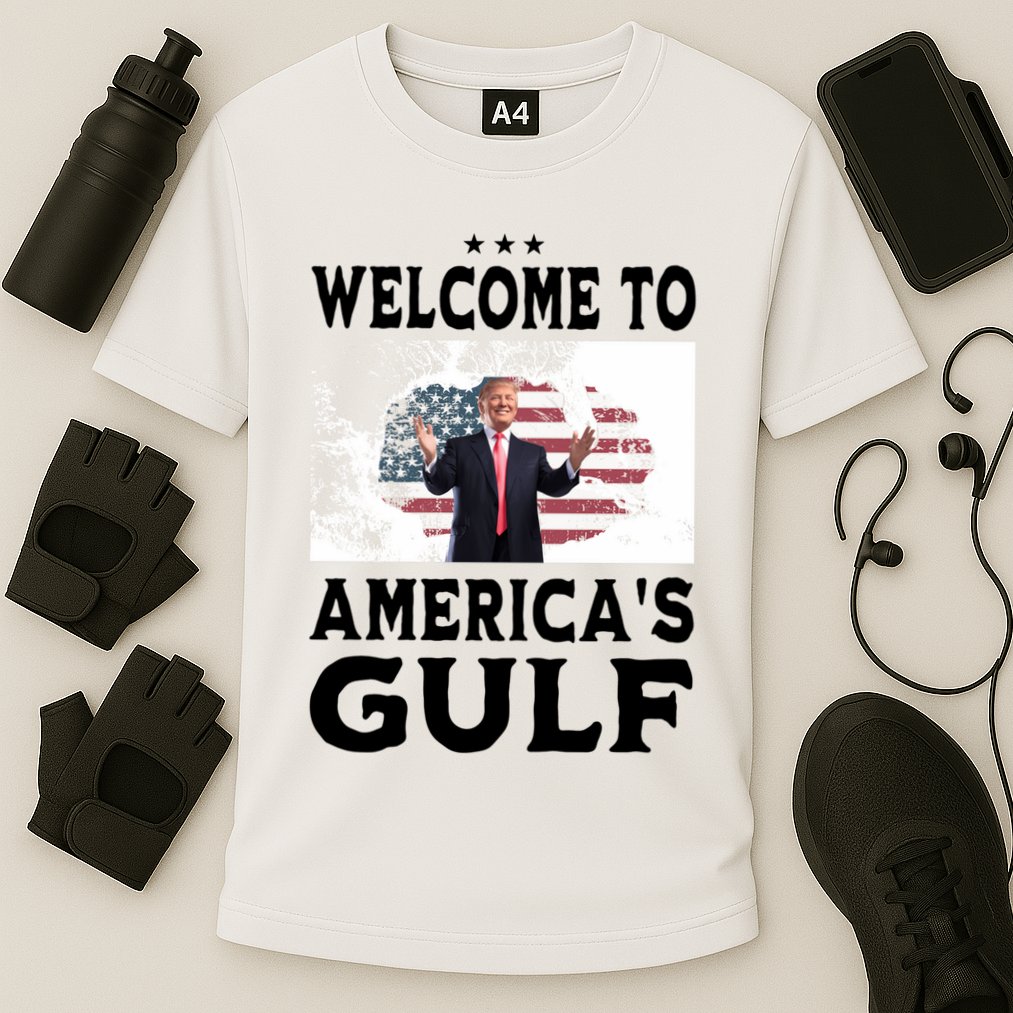 Welcome To Americas Gulf Donald Trump Cooling Performance Crew T-Shirt