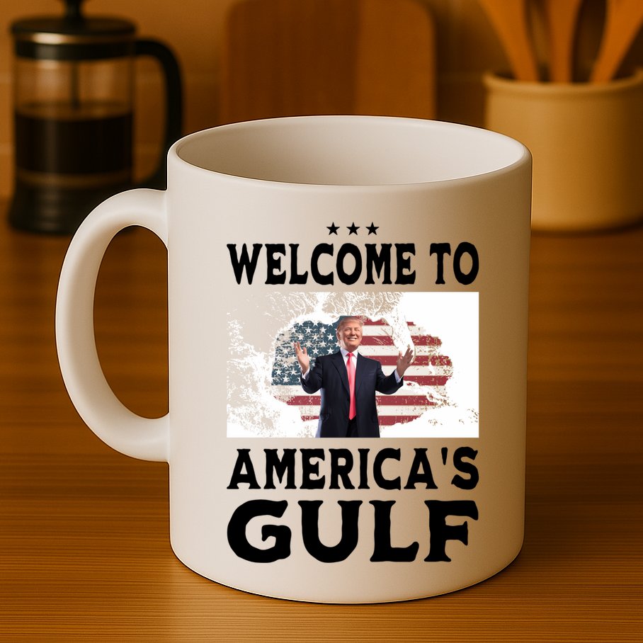 Welcome To Americas Gulf Donald Trump Mug