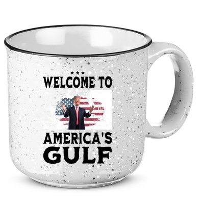 Welcome To Americas Gulf Donald Trump 15oz Campfire Ceramic Mug