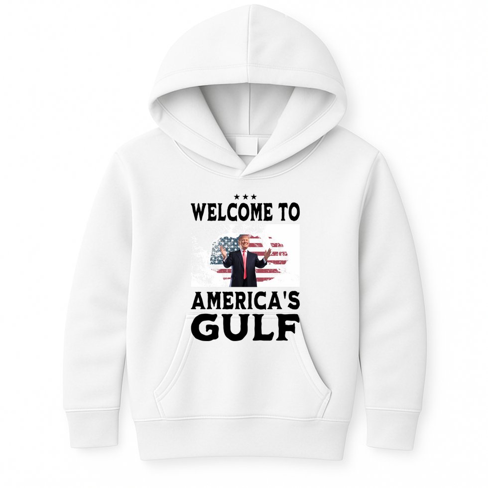 Welcome To Americas Gulf Donald Trump Kids Hoodie
