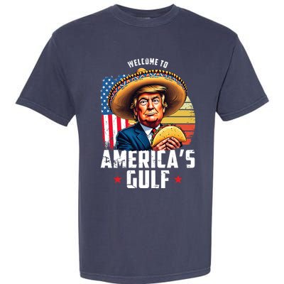 Welcome To Americas Gulf Funny Donald Trump Garment-Dyed Heavyweight T-Shirt