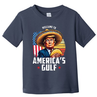 Welcome To Americas Gulf Funny Donald Trump Toddler T-Shirt
