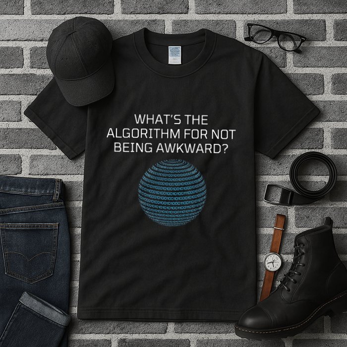 Whats The Algorithm For Not Being Awkward Humor Ai Code Tall T-Shirt