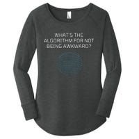 Whats The Algorithm For Not Being Awkward Humor Ai Code Women's Perfect Tri Tunic Long Sleeve Shirt