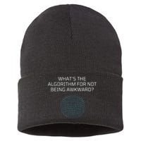 Whats The Algorithm For Not Being Awkward Humor Ai Code Sustainable Knit Beanie