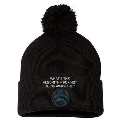 Whats The Algorithm For Not Being Awkward Humor Ai Code Pom Pom 12in Knit Beanie