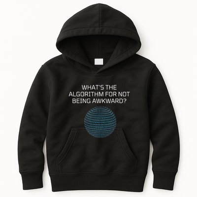 Whats The Algorithm For Not Being Awkward Humor Ai Code Kids Hoodie