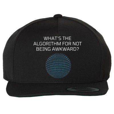 Whats The Algorithm For Not Being Awkward Humor Ai Code Wool Snapback Cap