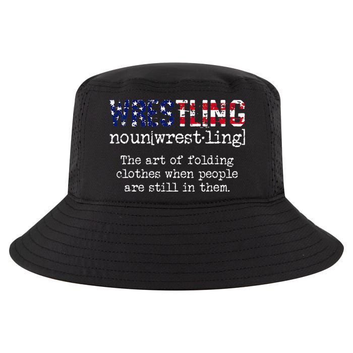 Wrestling The Art Of Folding Clothes With People Still Them Cool Comfort Performance Bucket Hat