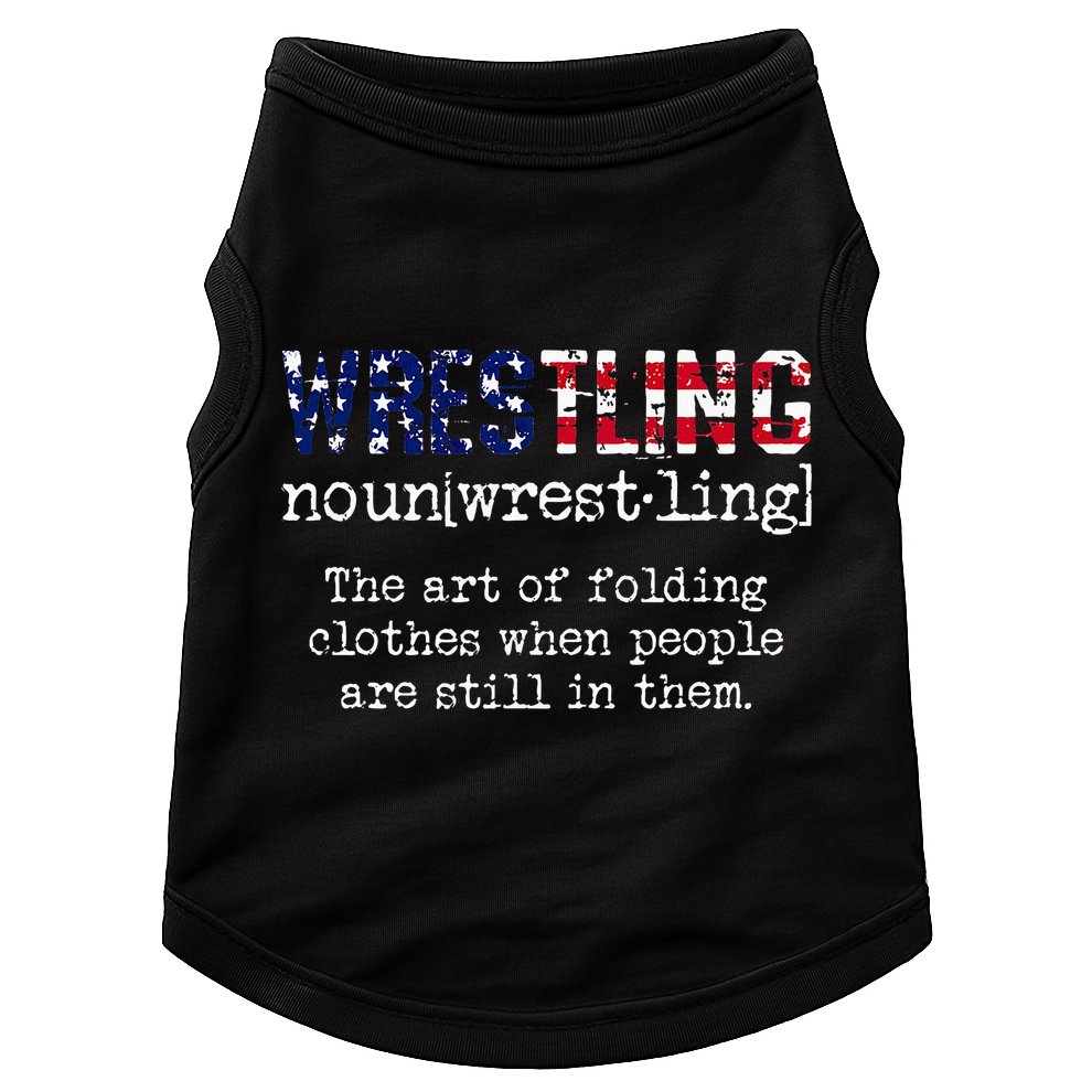 Wrestling The Art Of Folding Clothes With People Still Them Doggie Tank