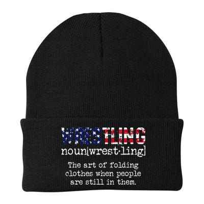 Wrestling The Art Of Folding Clothes With People Still Them Beanie