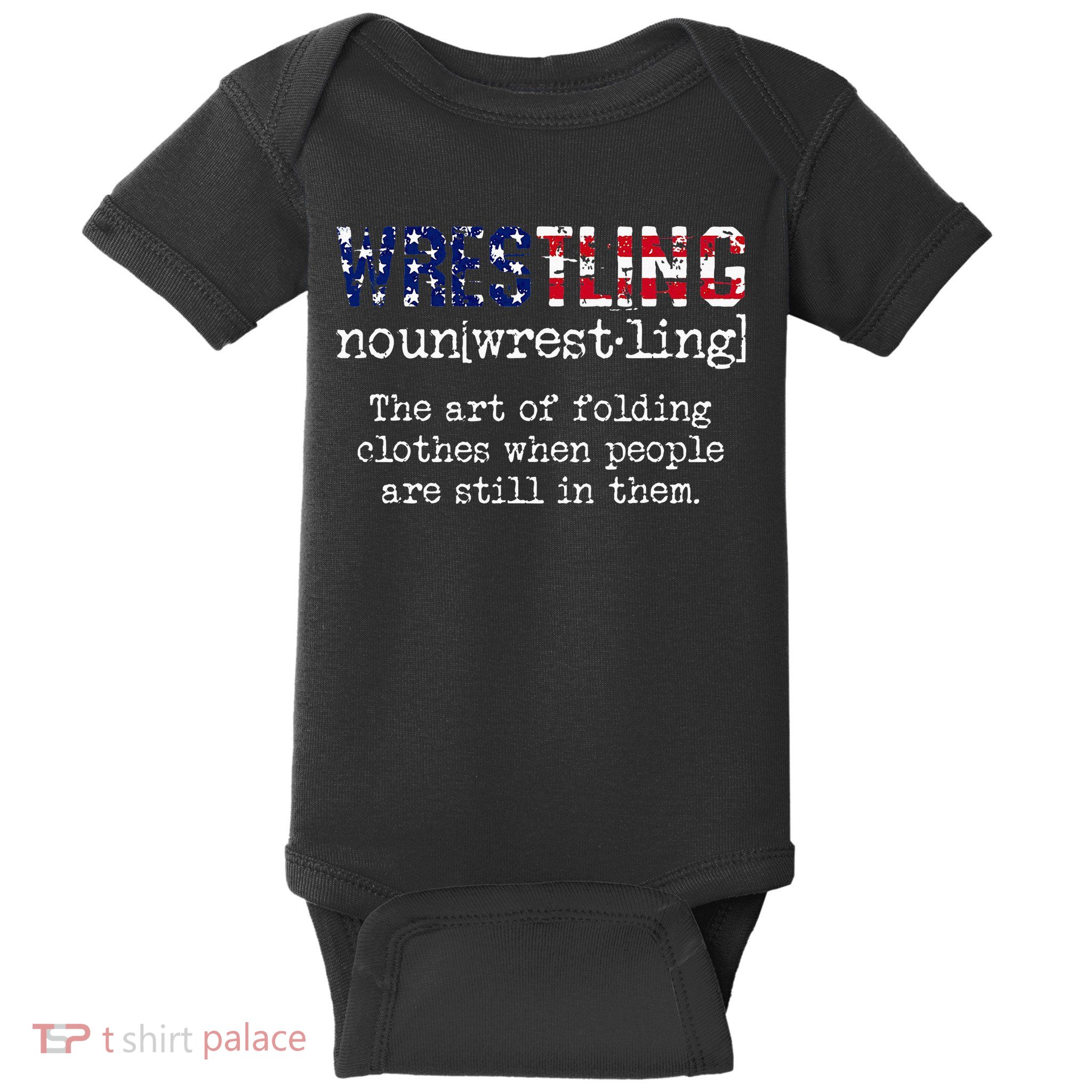 Wrestling The Art Of Folding Clothes With People Still Them Baby Bodysuit