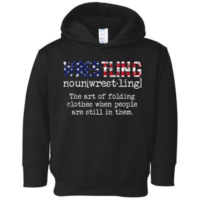 Wrestling The Art Of Folding Clothes With People Still Them Toddler Hoodie