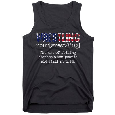 Wrestling The Art Of Folding Clothes With People Still Them Tank Top
