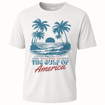 Welcome To AmericaS Gulf Beach Retro Gulf Of Usa America Performance Shirt