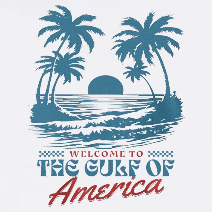 Welcome To AmericaS Gulf Beach Retro Gulf Of Usa America Toddler T-Shirt