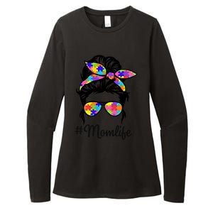 Wo Th Autistic Autism Awareness Mom Life Gift Womens CVC Long Sleeve Shirt