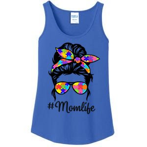 Wo Th Autistic Autism Awareness Mom Life Gift Ladies Essential Tank