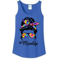 Wo Th Autistic Autism Awareness Mom Life Gift Ladies Essential Tank