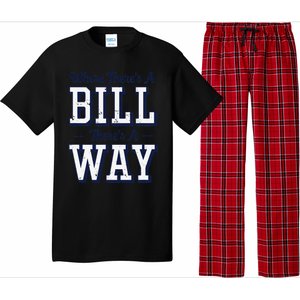 Where ThereS A Bill ThereS A Way Chapel Bill Design Pajama Set