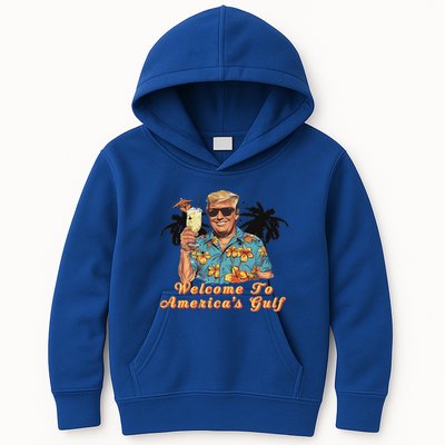 Welcome To AmericaS Gulf Funny Trump Beach Cruise Kids Hoodie