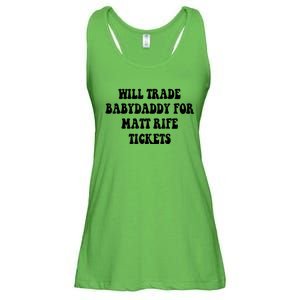 Will Trade Babydaddy For Matt Rife Tickets Ladies Essential Flowy Tank