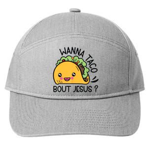 Wanna Taco Bout Jesus 7-Panel Snapback Hat