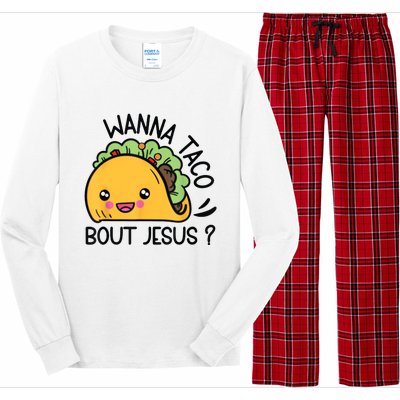 Wanna Taco Bout Jesus Long Sleeve Pajama Set