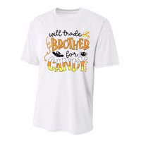 Will Trade Brother For Candy Halloween Costume Performance Sprint T-Shirt