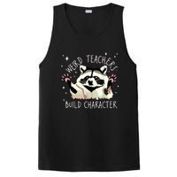 Weird Teachers Build Character Raccoon Teacher Appreciation PosiCharge Competitor Tank