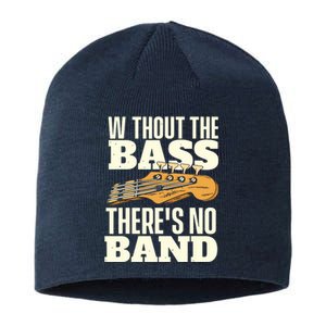 Without The Bass Bassist Guitarist Bass Guitar Player Sustainable Beanie