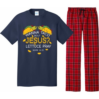 Wanna Taco Bout Jesus Lettuce Pray Cinco De Mayo Christian Pajama Set