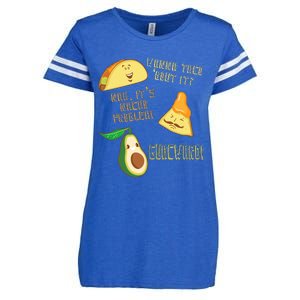 Wanna Taco Bout It Nacho Problem! Guacward! Avocado Gift Enza Ladies Jersey Football T-Shirt