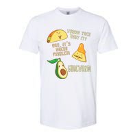 Wanna Taco Bout It Nacho Problem! Guacward! Avocado Gift Softstyle CVC T-Shirt