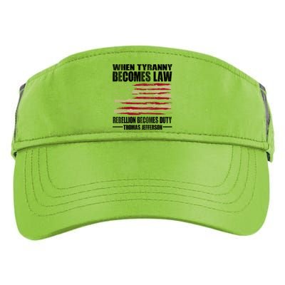 When Tyranny Becomes Law Rebellion Becomes Duty Adult Drive Performance Visor