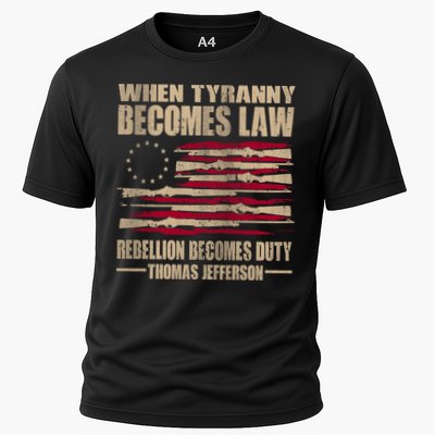When Tyranny Becomes Law Rebellion Becomes Duty Performance Shirt