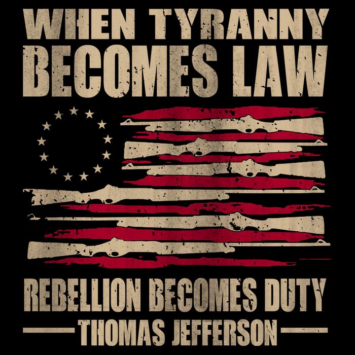 When Tyranny Becomes Law Rebellion Becomes Duty Drawstring Bag