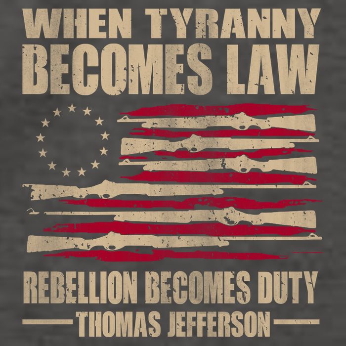 When Tyranny Becomes Law Rebellion Becomes Duty Vector Backpack