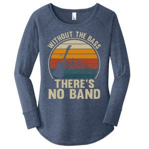 Without The Bass ThereS No Band Bass Guitar Lover Women's Perfect Tri Tunic Long Sleeve Shirt