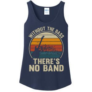 Without The Bass ThereS No Band Bass Guitar Lover Ladies Essential Tank