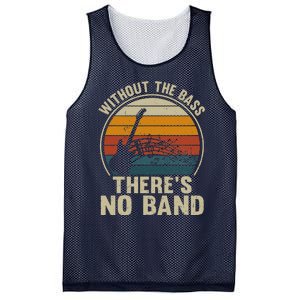 Without The Bass ThereS No Band Bass Guitar Lover Mesh Reversible Basketball Jersey Tank