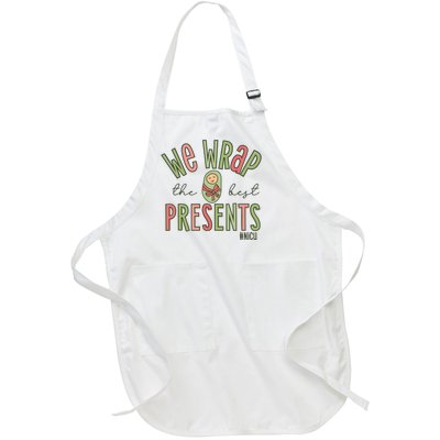 Wrap The Best Presents Nicu Nurse Christmas Neonatal Nurse Full-Length Apron With Pockets