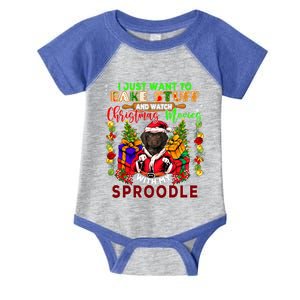 Want To Bake Stuff And Watch Xmas Movies With Sproodle Santa Great Gift Infant Baby Jersey Bodysuit