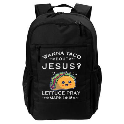 Wanna Taco Bout Jesus Cinco De Mayo Christian TShirt Backpack