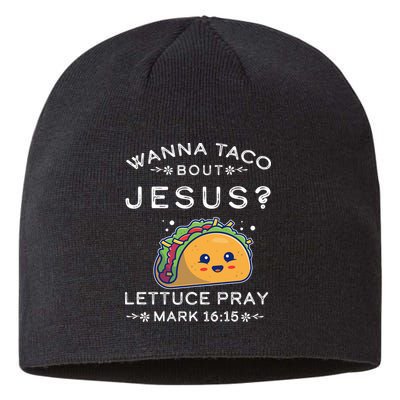 Wanna Taco Bout Jesus Cinco De Mayo Christian TShirt Sustainable Beanie