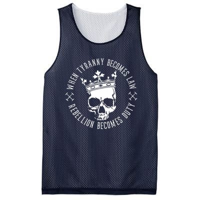 When Tyranny Becomes Law Mesh Reversible Basketball Jersey Tank